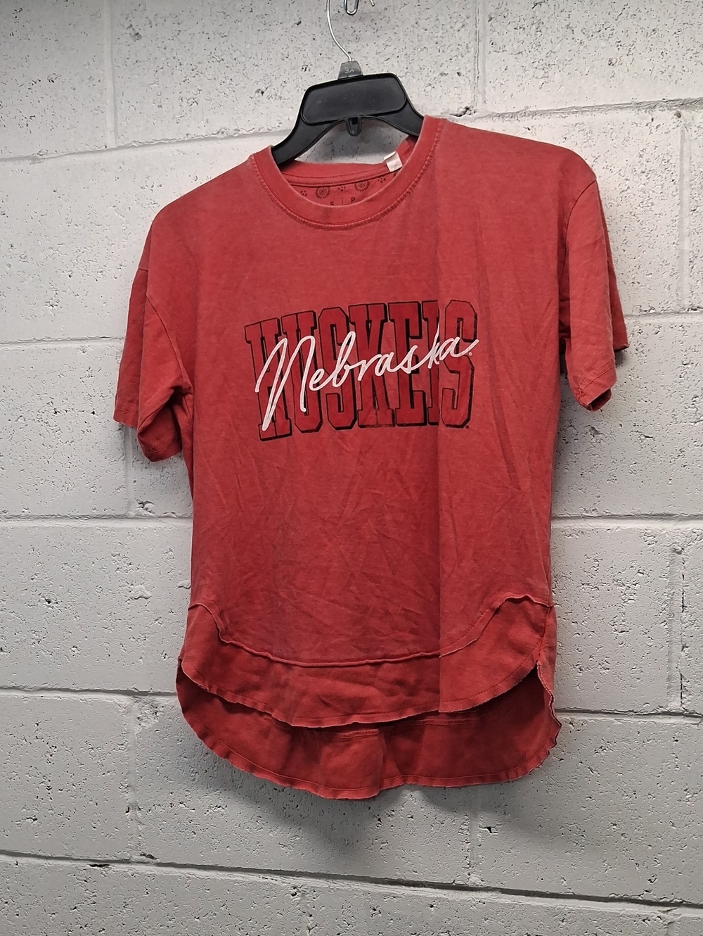 NWT Womens Pressbox Nebraska Huskers Red Tee